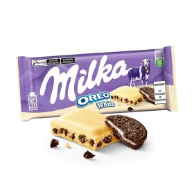 Milka Oreo White Chocolate Bar