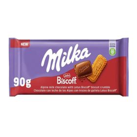 Milka Biscoff Chocolate Bar