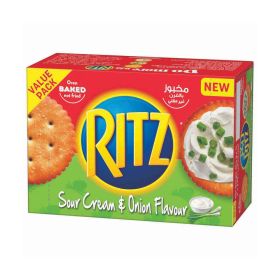 Ritz Sour Cream & Onion Flavour Crackers