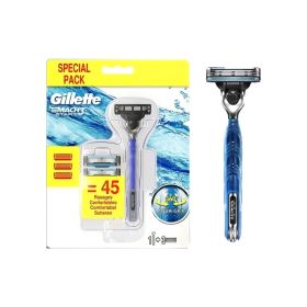 Gillette Mach 3 Start Handle + 3 Blades