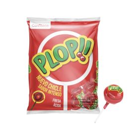 Confiteca Plop Strawberry Sour Lollipop