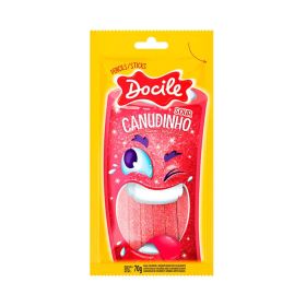 Docile Canudinho Sour Strawberry Jellies