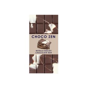 Choco Zen Hazelnut Biscuit Chocolate Bar