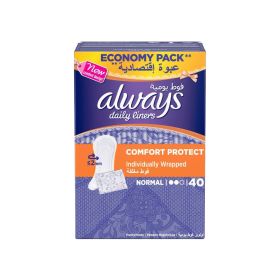 Always Comfort and Protect Individually Wrapped Daily Liners