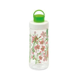 Tritan Decorated Water Bottle Flowers 500ML