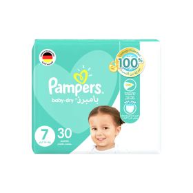 Pampers Baby-Dry Diapers Size 7
