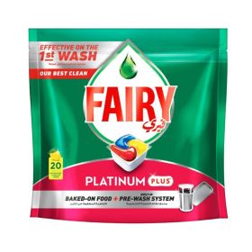 Fairy Platinum Plus Lemon Dishwasher Capsule 20'S