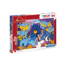 Clementoni Double Face Coloring + Puzzle Aladdin