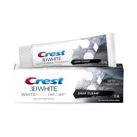 Crest 3D Whitelock Charcoal Toothpaste