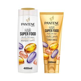Pantene Super Food Shampoo + 3 Minute Miracle Conditioner & Mask