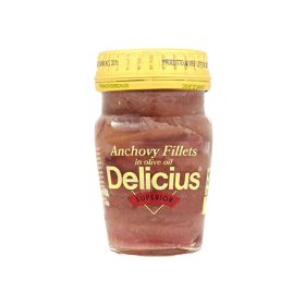 Delicius Rolled Anchovy Fillets In Olive Oil