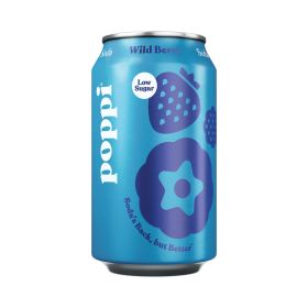 Poppi Wild Berry Prebiotic Soda 355ml