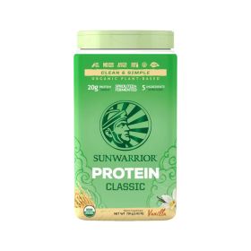 Sunwarrior Organic Plant Based Protein Powder Classic Vanilla Powder