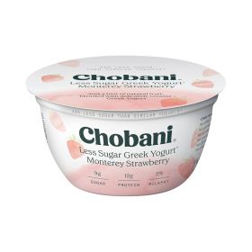 Chobani Monterey Strawberry Flavoured Less Sugar Greek Yogurt