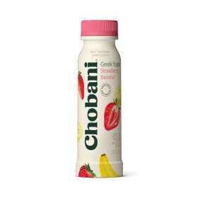 Chobani Strawberry Banana Low Fat Greek Yogurt Drink 207ML