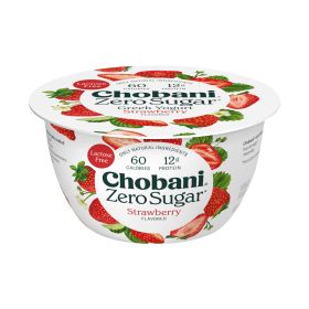 Chobani Zero Sugar Strawberry Lactose Free Yogurt