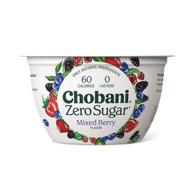 Chobani Zero Sugar Mixed Berry Yogurt