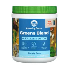 Amazing Grass Greens Blend Alkalize & Detox Simply Pure Dietary Supplement