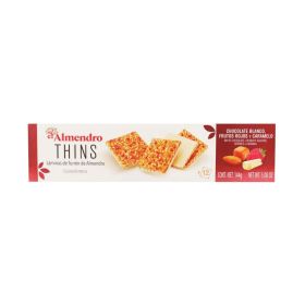El Almendro Thins White Chocolate & Berries
