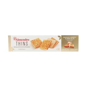 El Almendro Thins Chocolate Caramel With Sea Salt