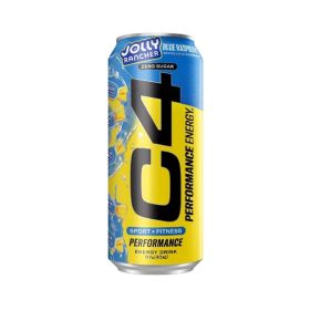 C4 Zero Sugar Sport + Fitness Jolly Rancher Blue Raspberry Energy Drink 472ML