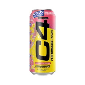C4 Zero Sugar Sport + Fitness Jolly Rancher Watermelon Energy Drink 473ML