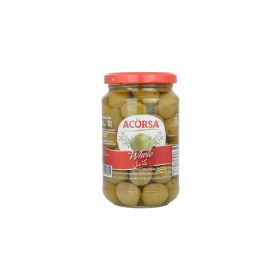 Acorsa Whole Plain Green Olives