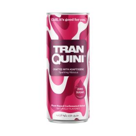 Tranquini Sparkling Hibiscus Plant Based Carbonated Drink 250ML
