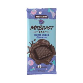 Mr. Beast Chocolate Bar with Crispy Quinoa
