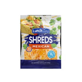 Lunchitas Mexican Flavor Cheese Shreds