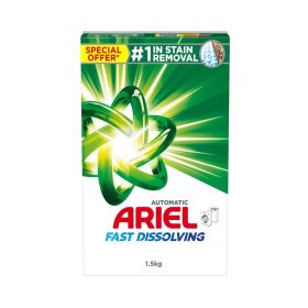 Ariel Automatic Fast Dissolving Laundry Detergent Powder For Front & Top Load 1.5KG