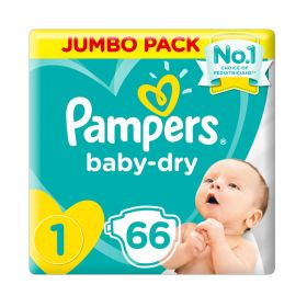 Pampers Size 1 Taped Diapers