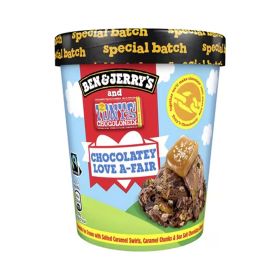 Ben & Jerry's & Tony's Chocolonely Chocolatey Love A-Fair Ice Cream