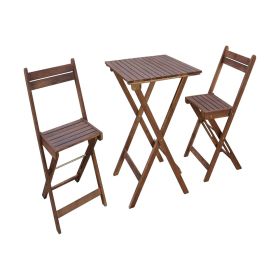 Desert Ranger Wooden Balcony Outdoor Set