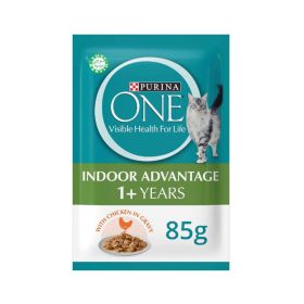 Purina One Adult Indoor Chicken Pouch 
