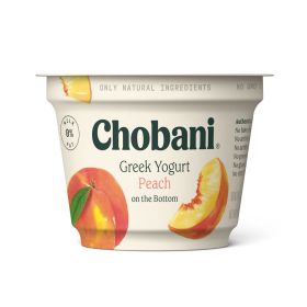 Chobani 0% Fat Peach Greek Yogurt
