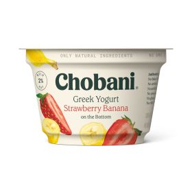 Chobani Strawberry Banana Flavoured 2% Fat Greek Yogurt