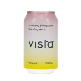 Vista Strawberry & Pineapple Sparkling Water 330ml