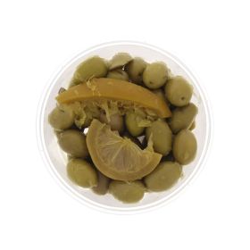 Moroccan Green Olives With Lemon