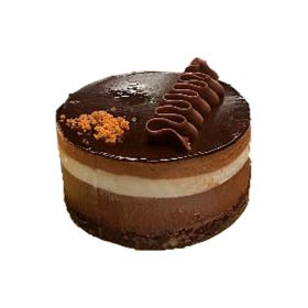 Trio Chocolate Mousse With Brownies