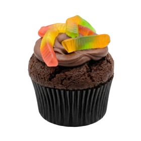 Halloween Worm Cupcake