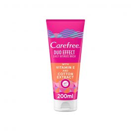 Carefree Duo Effect Intimate Wash Cotton Extract and Vitamin E ...