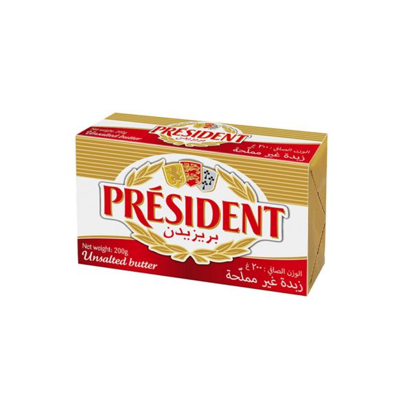 President Butter / President Butter 200g Salted Unsalted Jendol Stores / The salted, unsalted, and sea salt butters are delicious and will ruin all other butters for you!