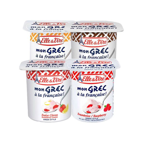 Elle & Vire Greek Yogurt Assorted 4 Grandiose.ae