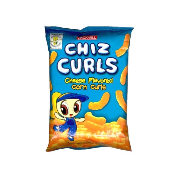 Jack 'n Jill Chiz Curls Cheese Flavored Corn Curls Grandiose.ae