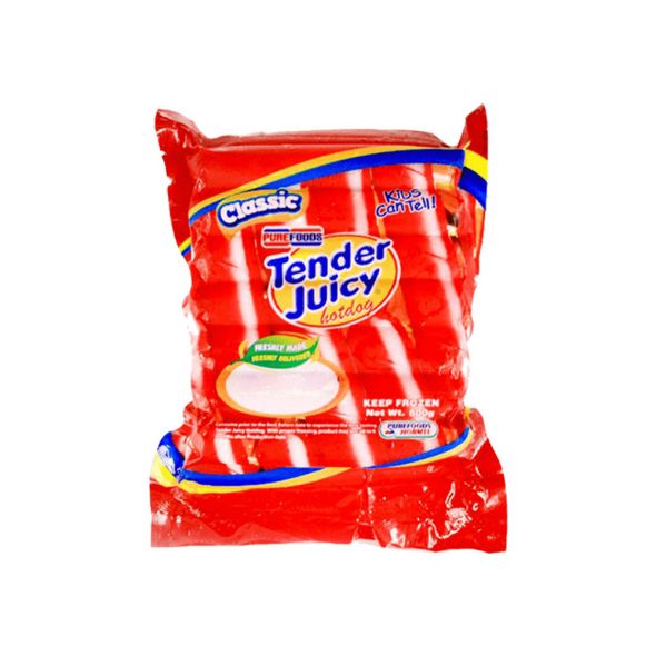 Purefoods Tender Juicy Hotdog Regular (NonHalal) 500G Grandiose.ae
