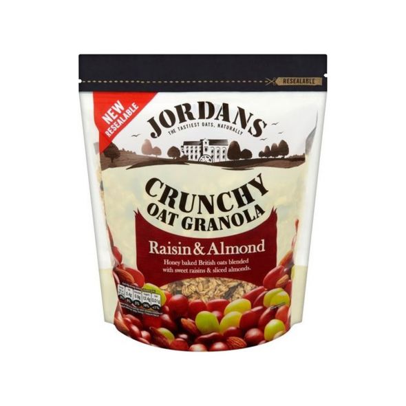 Jordans Crunchy Oat Granola with Raisin and Almond Grandiose.ae