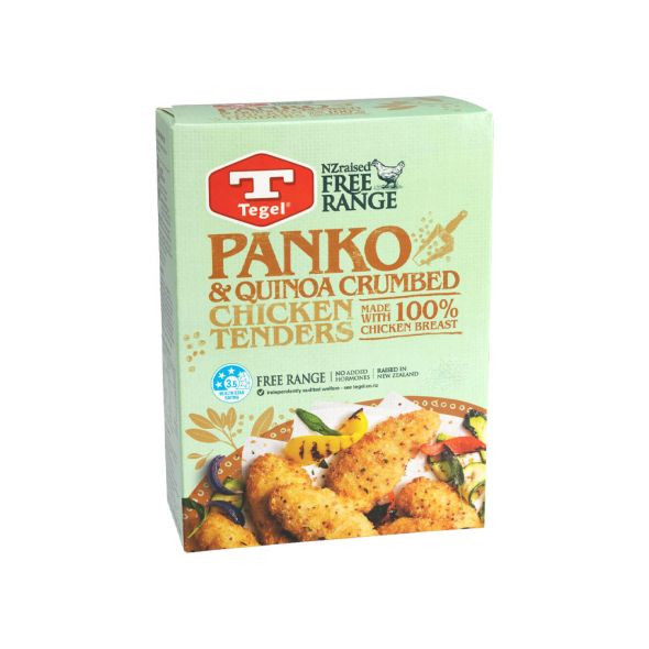 Tegel Free Range Panko And Quinoa Crumbed Chicken Tenders Grandiose.ae