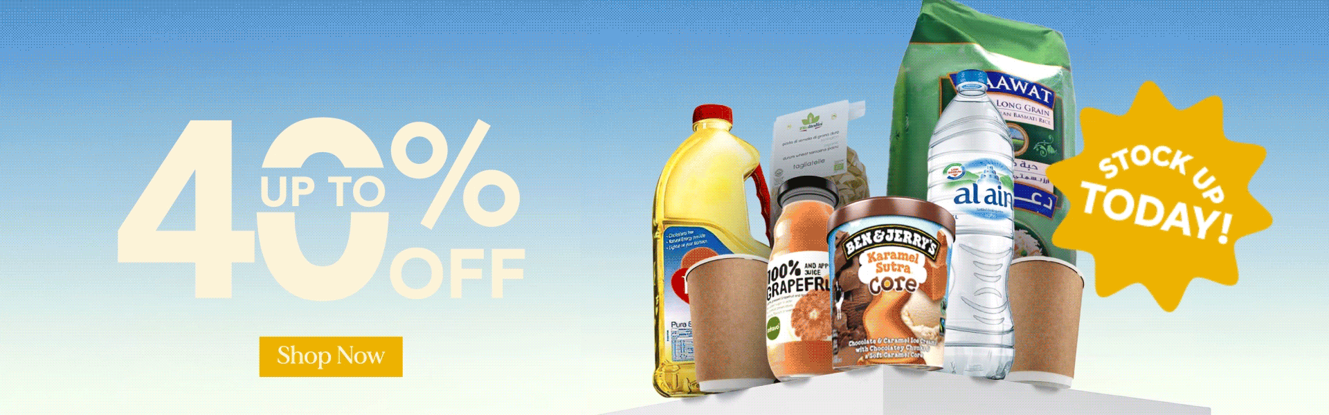 Stock Up Today