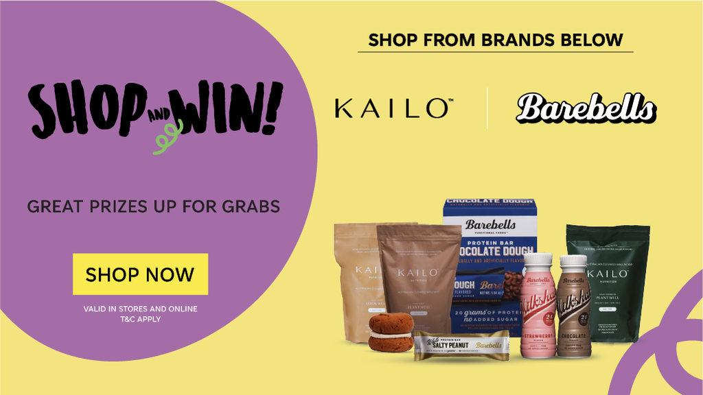 Shop & Win - Kailo & Barebells